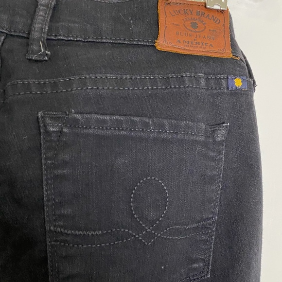 Lucky Brand Mid Rise Sofia Boot Cut (Re-Hemmed 26"Inseam) Black Denim Jeans.Sz8 - Picture 7 of 16